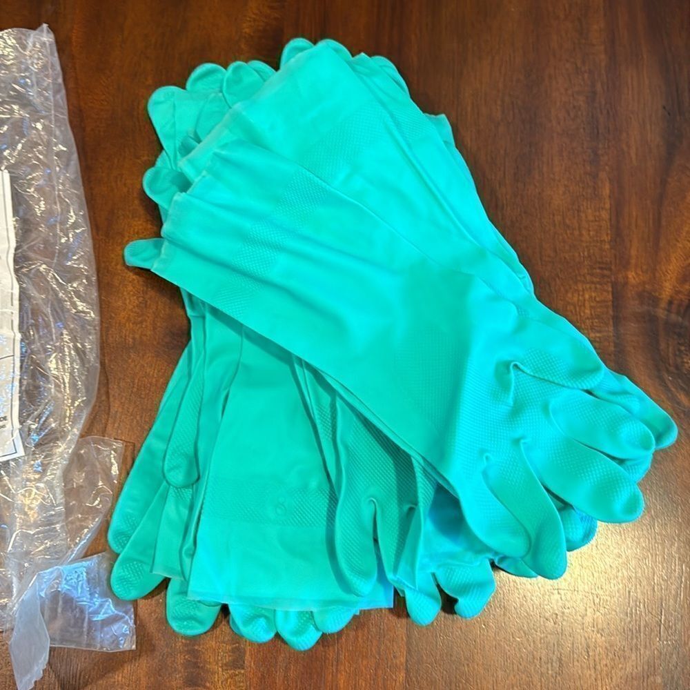 Condor Chemical Resistant Rubber Gloves 10 Pairs Size 8